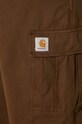Хлопковые брюки Carhartt WIP Cole Cargo Pant I031218.2YGD коричневый