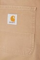Бавовняні штани Carhartt WIP Simple Pant I031220.2FS3K бежевий