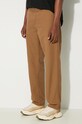 Хлопковые брюки Carhartt WIP Simple Pant коричневый I031220.HZ02