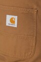 Хлопковые брюки Carhartt WIP Simple Pant I031220.HZ02 коричневый