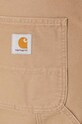 Carhartt WIP spodnie bawełniane Single Knee Pant I031497.2FS3K beżowy