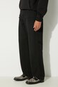 Bavlněné kalhoty Carhartt WIP Single Knee Pant černá I031497.893K