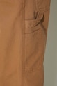 Bavlněné kalhoty Carhartt WIP Single Knee Pant I031497.HZ02 hnědá
