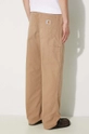 Abbigliamento Carhartt WIP pantaloni in cotone Double Knee Pant I031501.2FS3K beige