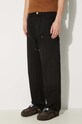Carhartt WIP cotton trousers Double Knee Pant black I031501.893K