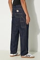 Odzież Carhartt WIP jeansy Single Knee Pant I032024.0102 granatowy