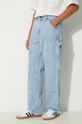 Traperice Carhartt WIP Double Knee Pant plava I032699.01A3