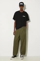 Carhartt WIP cotton trousers Merrick Pant I033759.66606 green