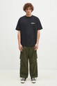Bavlněné kalhoty Carhartt WIP Tracker Pant I033835.666XX zelená
