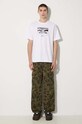 Carhartt WIP pantaloni in cotone Duck Cargo Pant I034249.2MQGD verde AW24