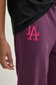 New Era pantaloni de trening LOS ANGELES DODGERS violet 60564760