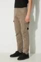 Odzież C.P. Company spodnie Stretch Sateen Ergonomic Lens Cargo Pants 17CMPA058A005529G beżowy