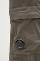 C.P. Company trousers Stretch Sateen Ergonomic Lens Single Cargo Pants green 17CMPA180A005529G