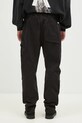 Clothing C.P. Company trousers Stretch Sateen Ergonomic Lens Single Cargo Pants 17CMPA180A005529G black