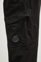 C.P. Company trousers Stretch Sateen Ergonomic Lens Single Cargo Pants black 17CMPA180A005529G