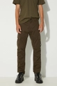 C.P. Company trousers Stretch Sateen Ergonomic Lens Double Cargo Pants green 17CMPA186A005529G