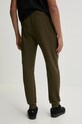 Одежда Хлопковые спортивные штаны C.P. Company Diagonal Raised Fleece Cargo Sweatpants 17CMSP017A005086W зелёный