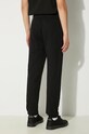 C.P. Company pantaloni della tuta di cotone Diagonal Raised Fleece Cargo Sweatpants 17CMSP017A005086W nero AW24
