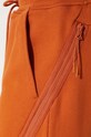C.P. Company pantaloni de trening din bumbac Diagonal Raised Fleece Lens Sweatpants portocaliu 17CMSP084A005086W