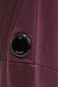 C.P. Company pantaloni della tuta di cotone Diagonal Raised Fleece Lens Sweatpants violetto 17CMSP084A005086W