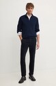 Manšestrové kalhoty Hackett London HM212656R námořnická modř AW24