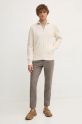 Hackett London pantaloni de lana HM212660R maro AW24