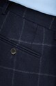 Hackett London pantaloni de lana bleumarin HM470549R
