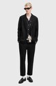 AllSaints pantaloni HELM chinos negru M005QZ