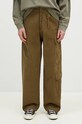 DARKPARK pantaloni de bumbac Jeffrey bumbac verde MTR36.FAP05.0061