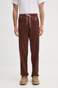 Спортивные штаны Drôle de Monsieur Le Pantalon SurvÍtement E.SP005.PL135.BN коричневый AW24