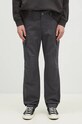 Βαμβακερό παντελόνι Dickies Millerville βαμβάκι γκρί DK0A4XDU
