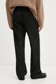 Îmbrăcăminte Won Hundred pantaloni din lana 3216.14221 negru