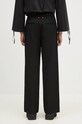 Clothing Andersson Bell wool trousers Soe Twill Wool Wrap Trousers apa754m black