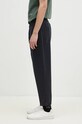 Бавовняні штани Barbour Grindle Relaxed Canvas Trouser MTR0721 темно-синій AW24