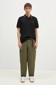 Barbour pantaloni de bumbac Grindle Relaxed Canvas Trouser MTR0721