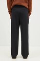 Odzież Norse Projects spodnie z domieszką wełny Benn Relaxed Cotton Wool Twill Pleated Trouser N25.0395.9999 czarny
