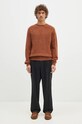 Norse Projects spodnie z domieszką wełny Benn Relaxed Cotton Wool Twill Pleated Trouser N25.0395.9999 czarny