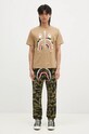 A Bathing Ape pantaloni della tuta di cotone 1ST CAMO SHARK 1K80152008 verde