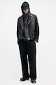 Βαμβακερό παντελόνι AllSaints CHESTER SWEATPANT βαμβάκι μαύρο M004TA