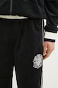 Billionaire Boys Club pantaloni de trening din velur Velour Track Pant B24314 negru