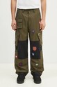 Бавовняні штани Billionaire Boys Club Patch Cargo Pant прямий зелений B24315