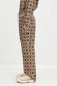 Drôle de Monsieur pantaloni de mătase Le Pantalon Renzo E.BP152.SE006.BG bej AW24