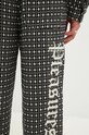 Kalhoty s příměsí vlny PLEASURES Cross Easy Pants P24F035 šedá