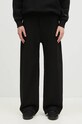 Champion pantaloni de trening Straight Hem Pants tricotaj negru 220712