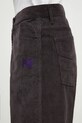Needles pantaloni in velluto a coste Straight Jean PU217 violetto