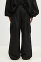 Clothing 032C cotton trousers ''Overtime'' Cargo Pants F24.URW.1001.000 black