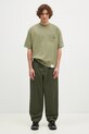 NEIGHBORHOOD spodnie bawełniane Easy Pants 242TSNH.PTM02 zielony