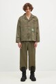 NEIGHBORHOOD trousers NEIGHBORHOOD X Dickies . Tuck Wide Pants 242VFDKN.PTM01 green