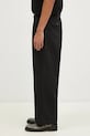 Butter Goods spodnie bawełniane Pleated Trousers BG243717 czarny AW24
