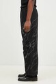 Maharishi pantaloni de bumbac Dpm: Sparse Bonsai Snopants 5340.BLACK negru AW24